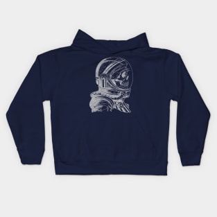 Deep Space Skull Astronaut Kids Hoodie